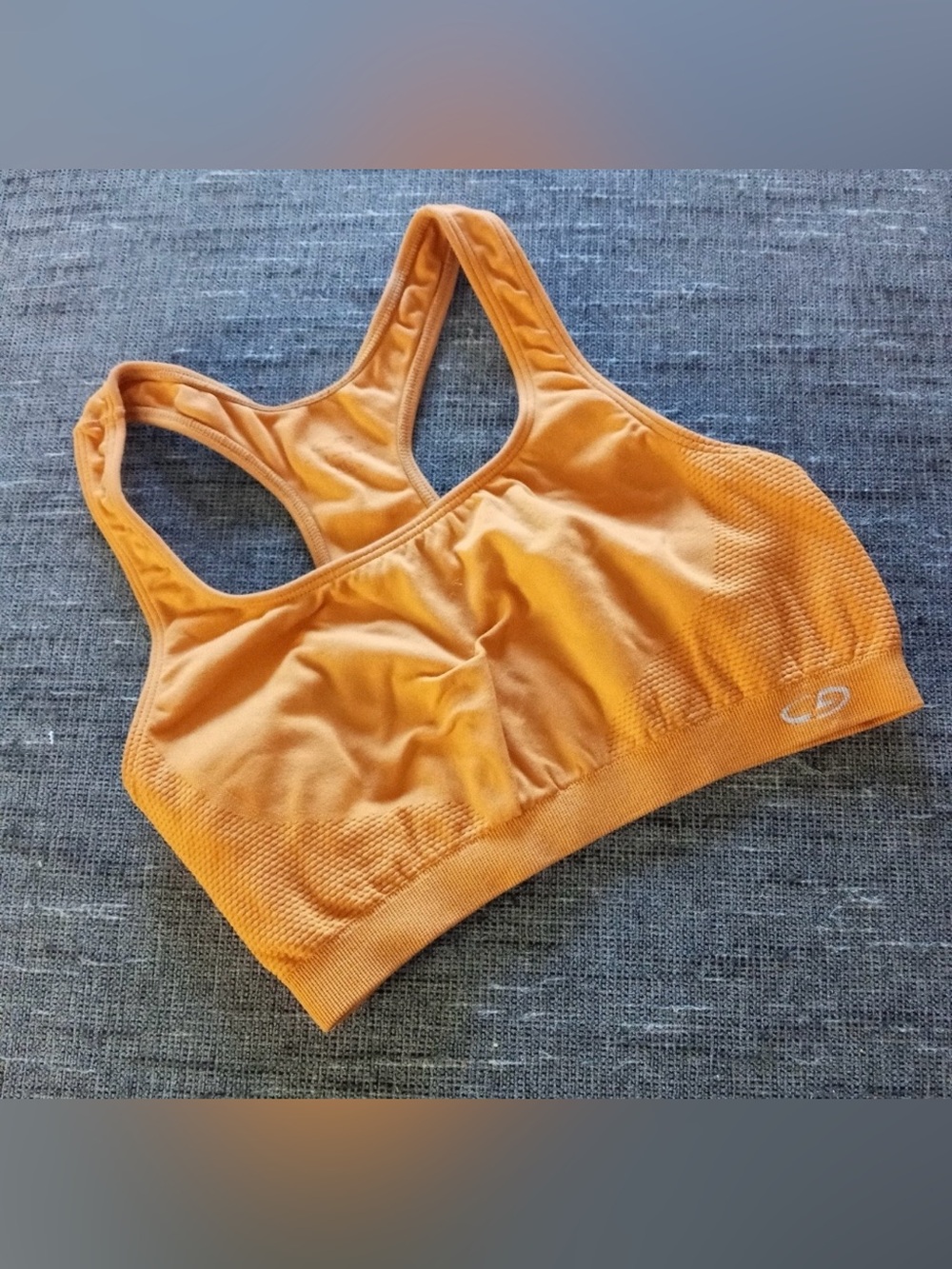 C9 by Champion Orange Racerback Sports Bra XL